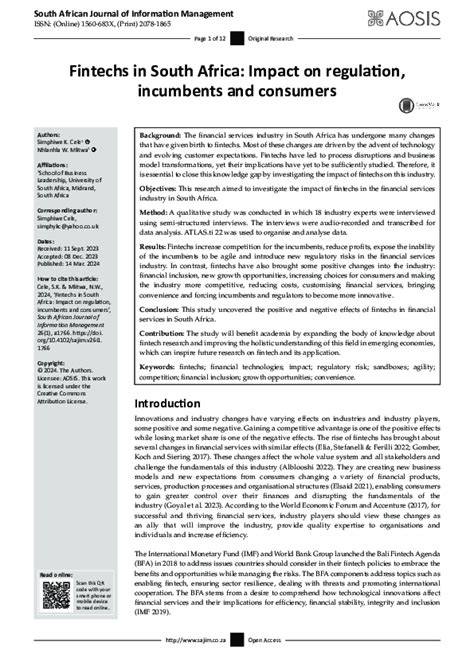 South African Journal of Information Management.
